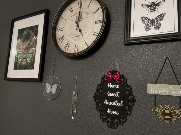 Home Sweet Haunted Home with bow - Image 2