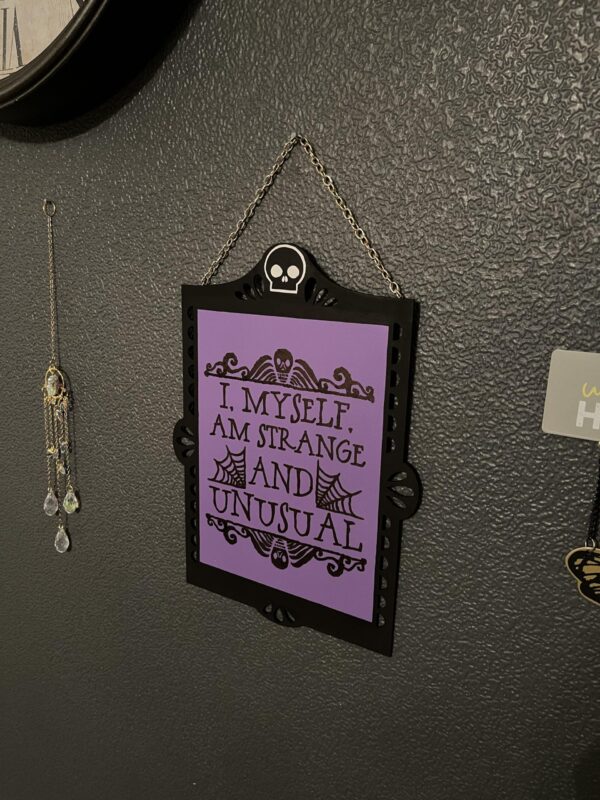 I Myself Am Strange and Unusual - pink